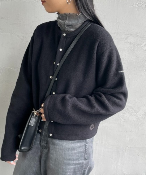 ORCIVAL（オーシバル） カーディガン クルーネック フリース