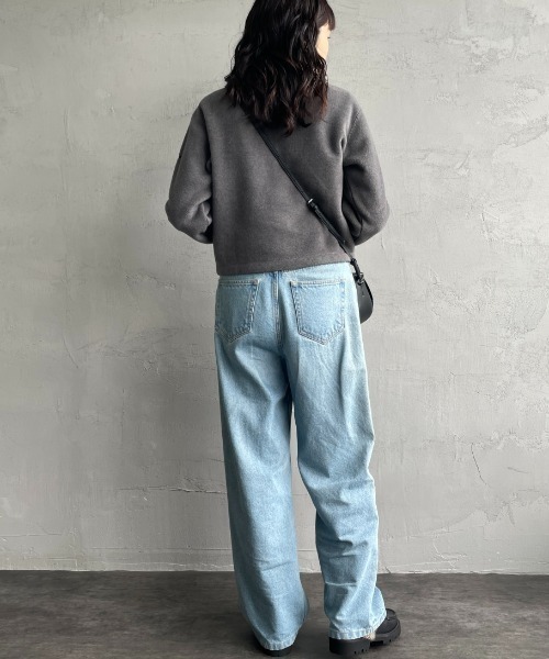 ORCIVAL（オーシバル） カーディガン クルーネック フリース