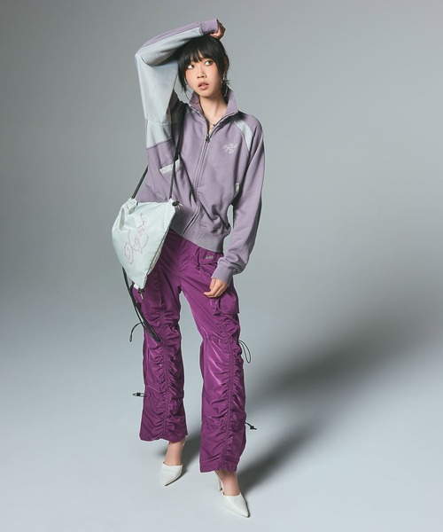 X-girl（エックスガール） デイバック リュック RHINESTONE KNAPSACK