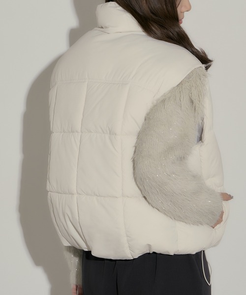 HYKE キルティングダウンベスト S 2026年最新】HYKE ダウンベスト