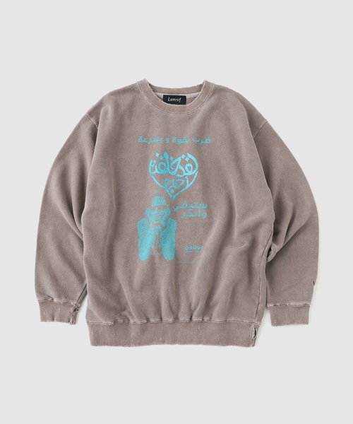 トレーナー スウェット LAMROF / ラムロフ BLIND GENIUS SWEAT メンズ