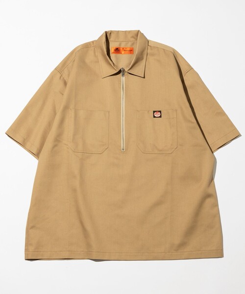 「RED KAP」 半袖シャツ「FREAK’S STOREコラボ」 LARGE ブラウン メンズ_画像2