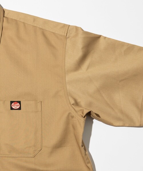 「RED KAP」 半袖シャツ「FREAK’S STOREコラボ」 LARGE ブラウン メンズ_画像8