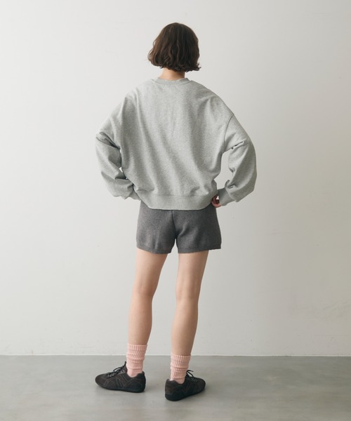 full/fill. パンツ rib knit short pants / リブニットショートパンツ