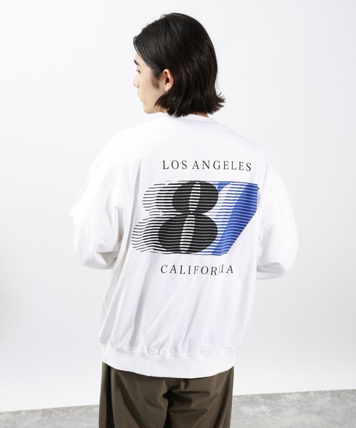 BAYFLOW（ベイフロー） tシャツ SUNSETバックプリントプルオーバー
