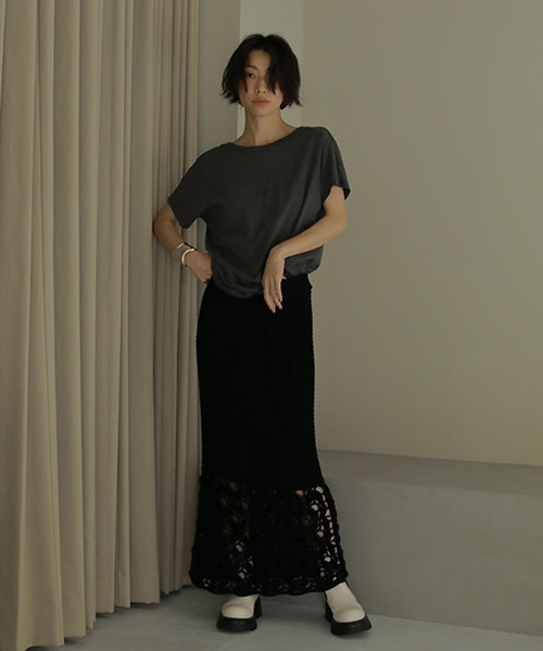 「ETRE TOKYO」 スカート FREE ブラック レディース_画像4