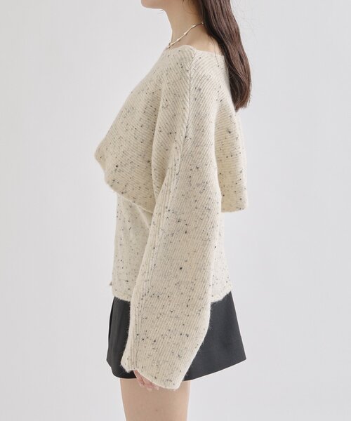 mystic ニット セーター 「ZOZOWEEK限定価格！」クロスニットスリット