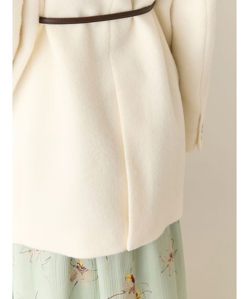 LILYBROWN オーバージャケット ベージュ リリーブラウン LILY BROWN シャギーオーバージャケット （GRY） -靴