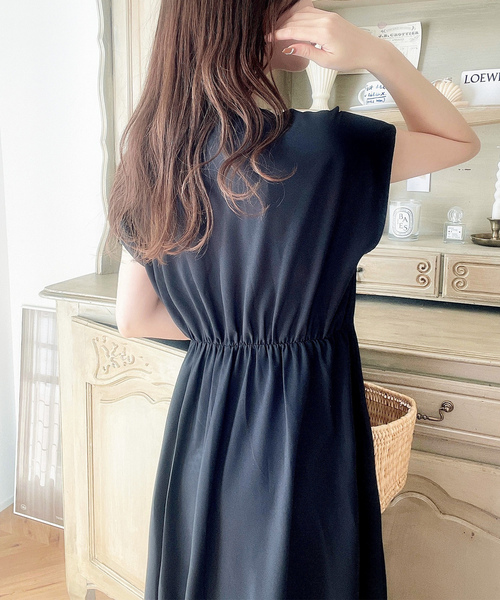 「classicalelf」 半袖ワンピース MEDIUM ライトベージュ レディース_画像2