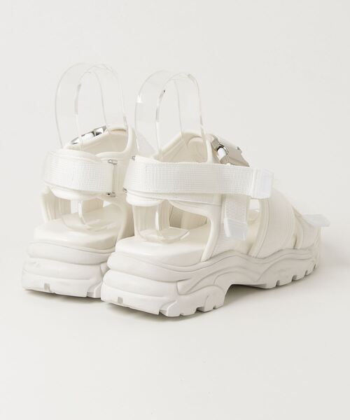 「SERACE」 サンダル M ホワイト メンズ_画像2