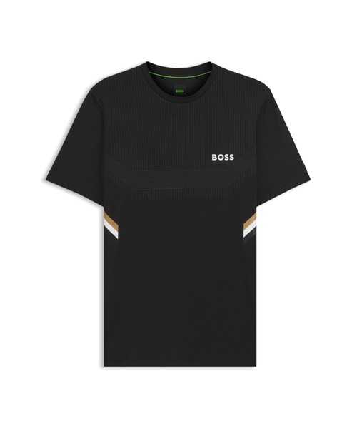 HUGO BOSS 新品未使用　メンズ　tシャツL国内定価¥14,300 BOSS（HUGO BOSS） tシャツ アクティブ スリムフィットTシャツ