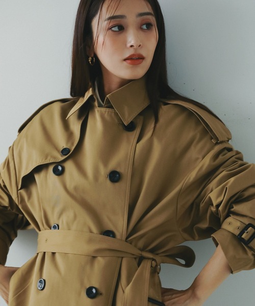 AJUGA.（アジュガ） トレンチコート コート 2WAYボリュームトレンチ