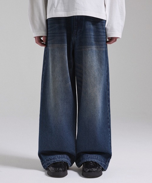 Parts Lab. ジーンズ 「Parts Lab.」Basic Wide Easy Denim Pants