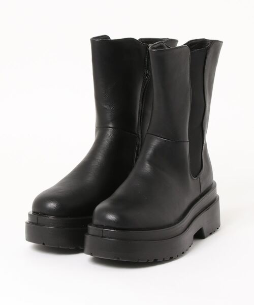 「Shoes in Closet」 ショートブーツ S ブラック レディース_画像4