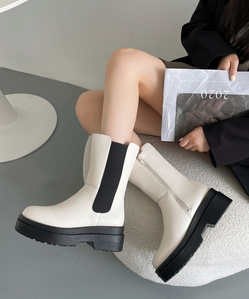 「Shoes in Closet」 ショートブーツ S ブラック レディース_画像6