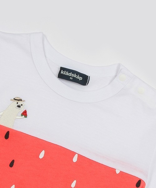 「kladskap」 「KIDS」半袖Tシャツ 100cm オフホワイト キッズ_画像4