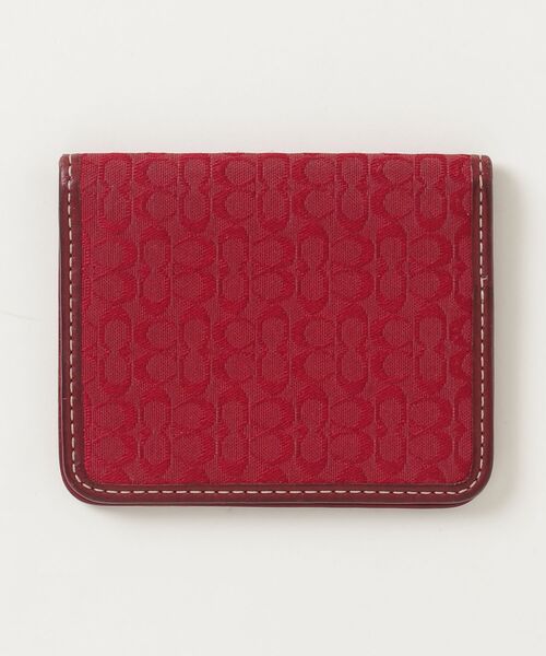 お値下げ　美品coachミニ財布　カードケース COACH（コーチ） 財布 エッセンシャル フラップ カード ケース（ミニ