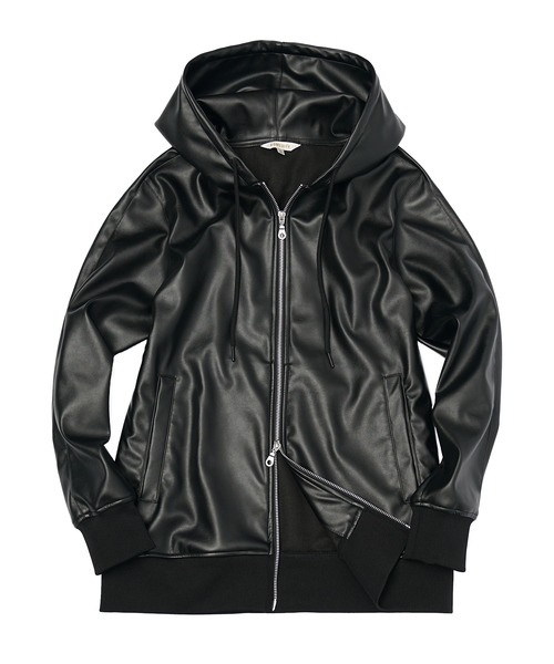 SOMEDIFF（サムディフ） セットアップ 「SOMEDIFF」PUレザーフルジップ