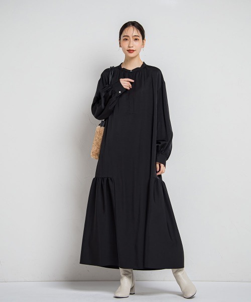 「Droite lautreamont」 長袖ワンピース S ピンク レディース_画像5