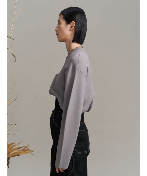 UN3D.（アンスリード） ニット セーター EDGE WAVE SHORT KNIT