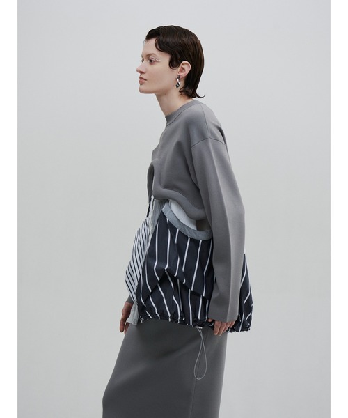 UN3D.（アンスリード） ニット セーター EDGE WAVE SHORT KNIT
