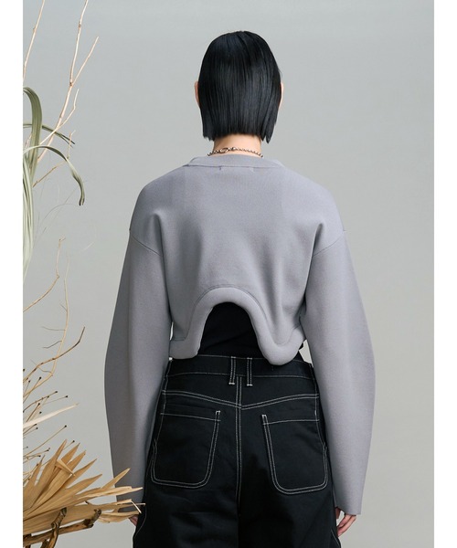 UN3D.(アンスリード) ニット セーター EDGE WAVE SHORT KNIT UN3D.(アンスリード) ニット セーター EDGE WAVE SHORT KNIT