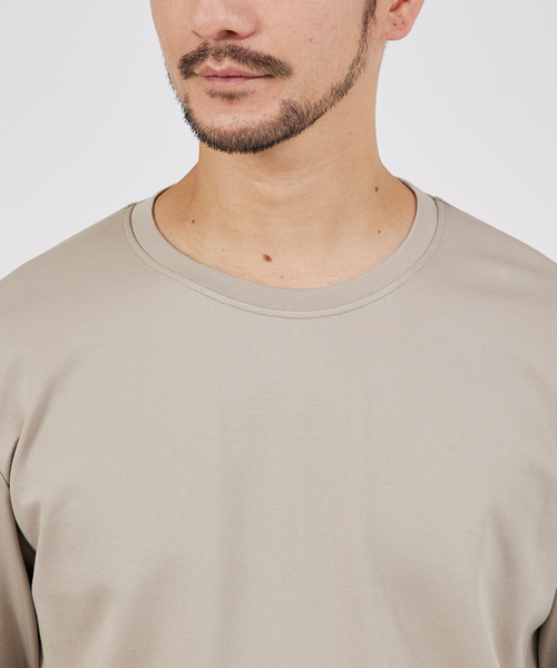 ABAHOUSE（アバハウス） tシャツ Eco Vero ストレッチポンチ ロンT