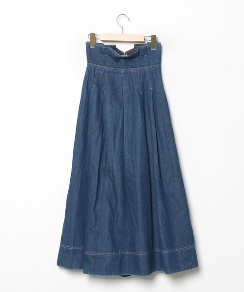 「MERCURYDUO」 デニムスカート SMALL インディゴブルー レディース_画像2