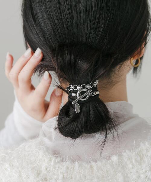 SMELLY（スメリー） ヘアゴム マンテルチェーン2セットヘアポニー