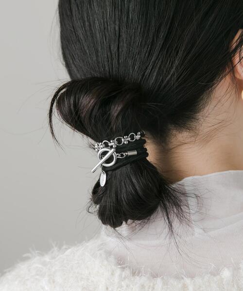 SMELLY（スメリー） ヘアゴム マンテルチェーン2セットヘアポニー