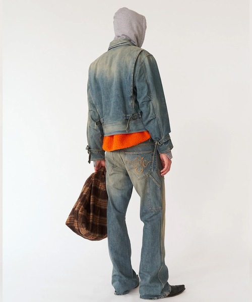 デニムジャケット gジャン メンズ レディースの画像