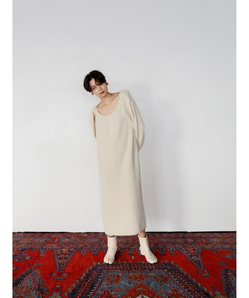 「Katrin TOKYO」 ニットワンピース FREE ヘザーグレー レディース_画像2
