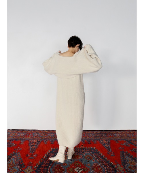 「Katrin TOKYO」 ニットワンピース FREE ヘザーグレー レディース_画像3