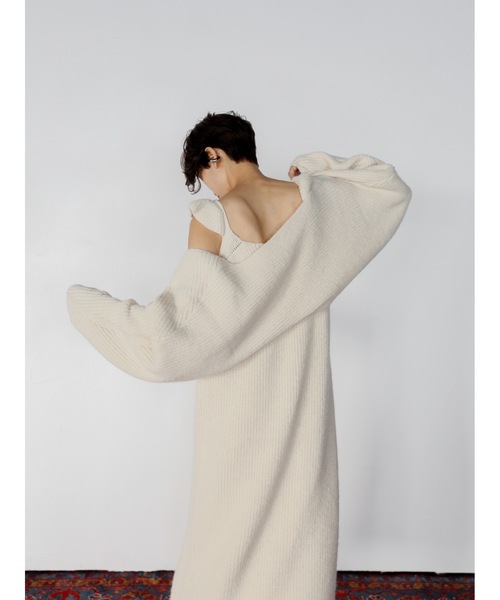 「Katrin TOKYO」 ニットワンピース FREE ヘザーグレー レディース_画像4