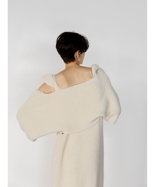 「Katrin TOKYO」 ニットワンピース FREE ヘザーグレー レディース_画像6