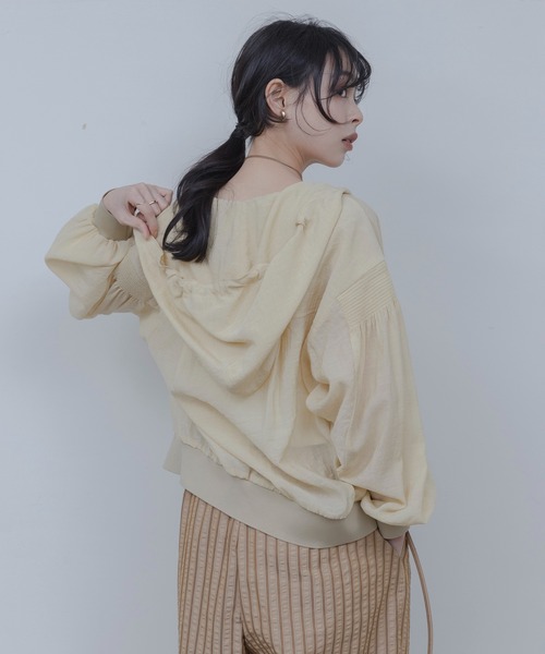 Eimee Law（エイミーロウ） ブルゾン アウター フーディー シアー