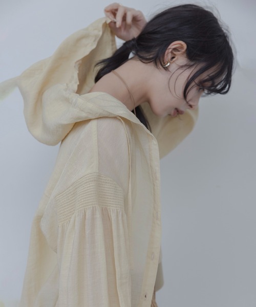 Eimee Law（エイミーロウ） ブルゾン アウター フーディー シアー