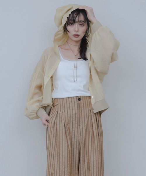 Eimee Law（エイミーロウ） ブルゾン アウター フーディー シアー