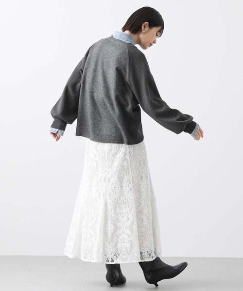 「Gready Brilliant」 「timber du ciel」長袖ニット FREE チャコールグレー レディース_画像4