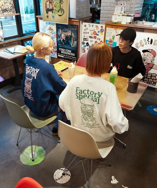 「FREAK'S STORE」 スウェットカットソー MEDIUM ベージュ メンズ_画像2