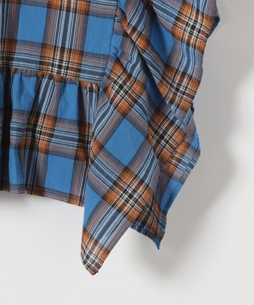 SHIPS any ブラウス シャツ any:「洗濯機可能」コットン チェック