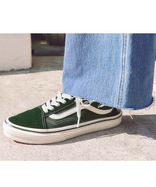 VANS（ヴァンズ） ローカットスニーカー 5 グリーン メンズ : ZOZOTOWN 
