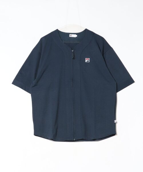 FILA（フィラ） シャツ 半袖 「FILA」S/S NO-COLLAR SHIRT メンズ