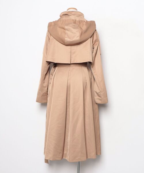 「RUIRUE BOUTIQUE」 トレンチコート L ベージュ レディース_画像2