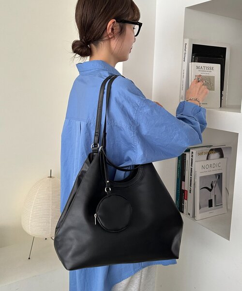 Discoat（ディスコート） トートバッグ 2WAYハンドルコンビトート