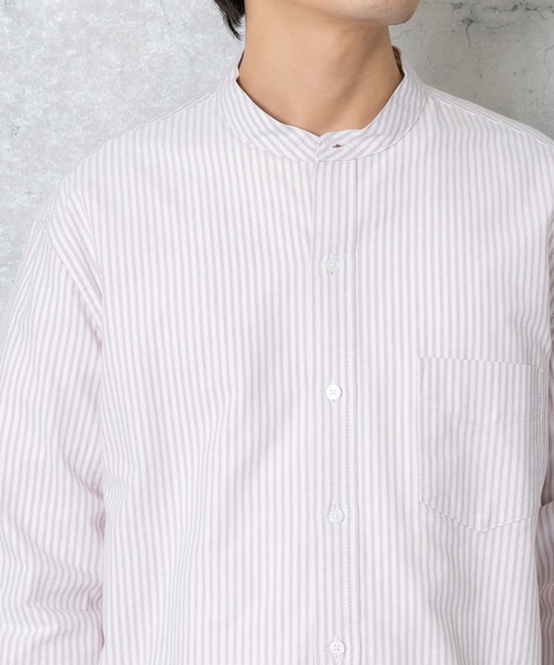 「URBAN RESEARCH ROSSO MEN」 長袖シャツ MEDIUM インディゴブルー メンズ_画像3