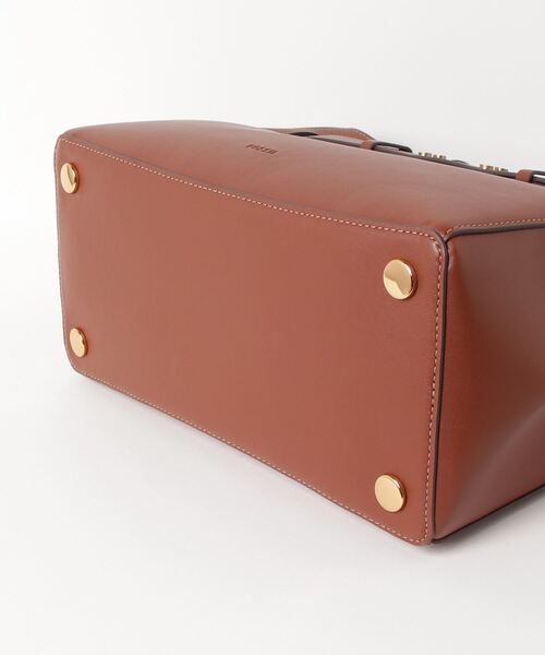 Fossil ボストンバッグ ブラウン レザー 大容量 ボーリング　2way FOSSIL（フォッシル） 2WAYバッグ FREE ブラウン レディース