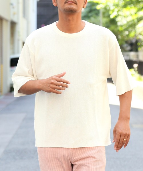 LUXSTYLE（ラグスタイル） サマーニット セーター ニット 接触冷感5分