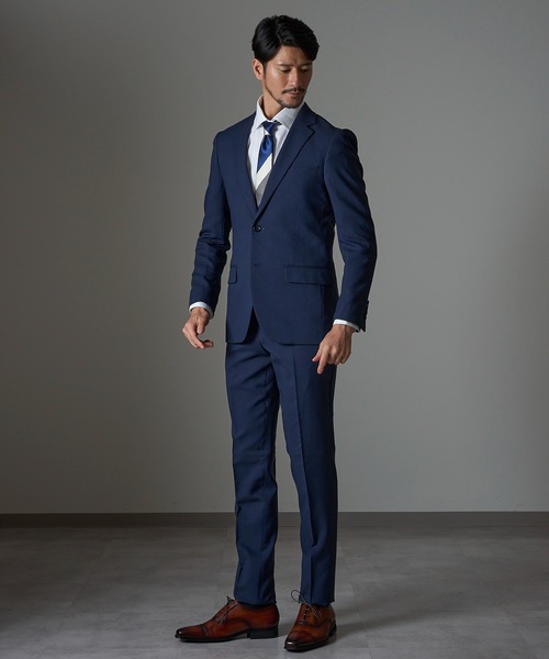 「TETE HOMME」 スーツ X-LARGE ネイビー メンズ_画像9