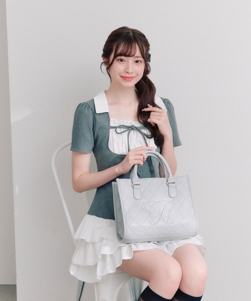 Aimerianejoie ショルダーバッグ バッグ Aimerianejoieキルティング 